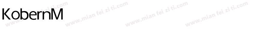 Kobern Medium字体转换
